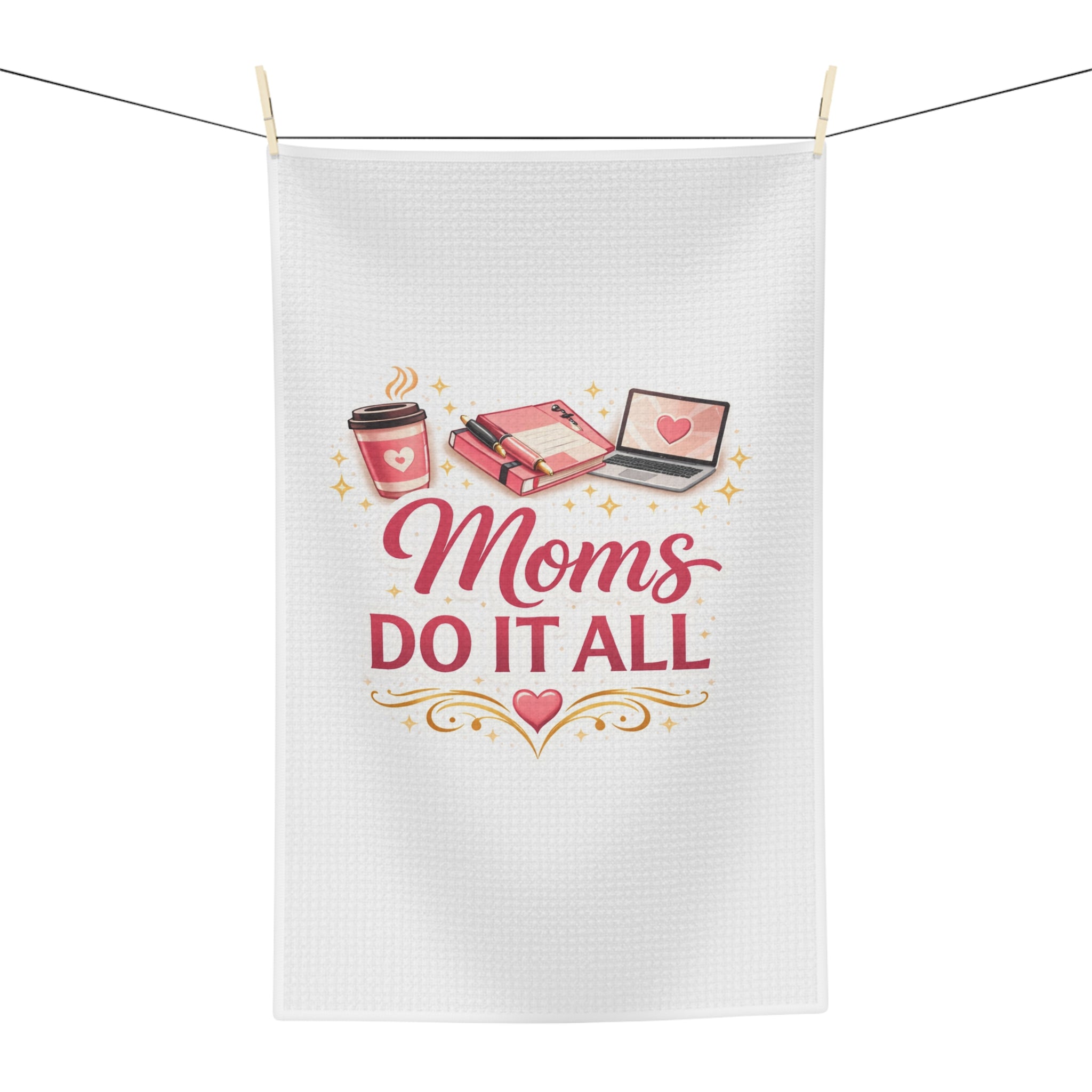 Moms Do It All Microfiber Tea Towel — Mother’s Day Kitchen Gift