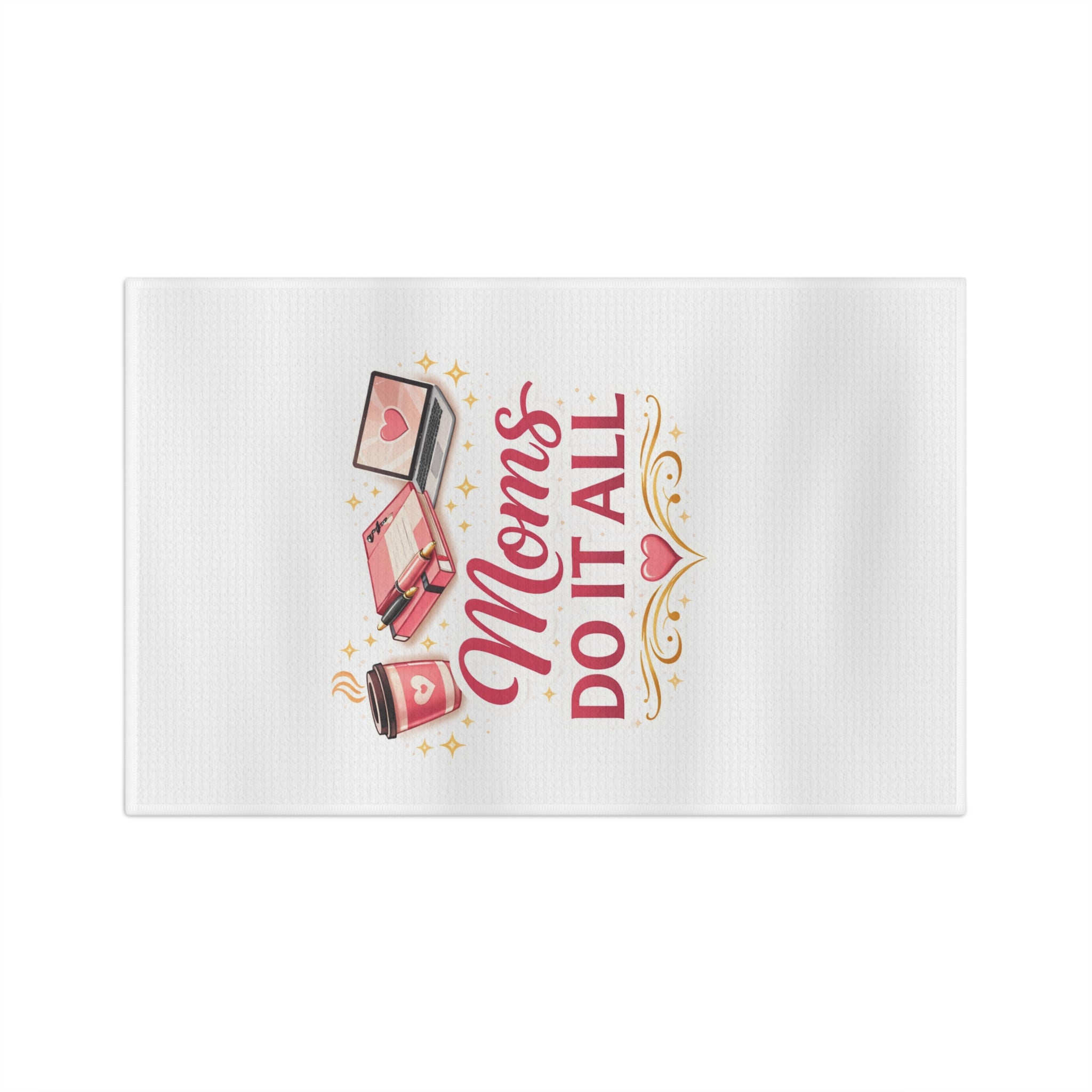 Moms Do It All Microfiber Tea Towel — Mother’s Day Kitchen Gift